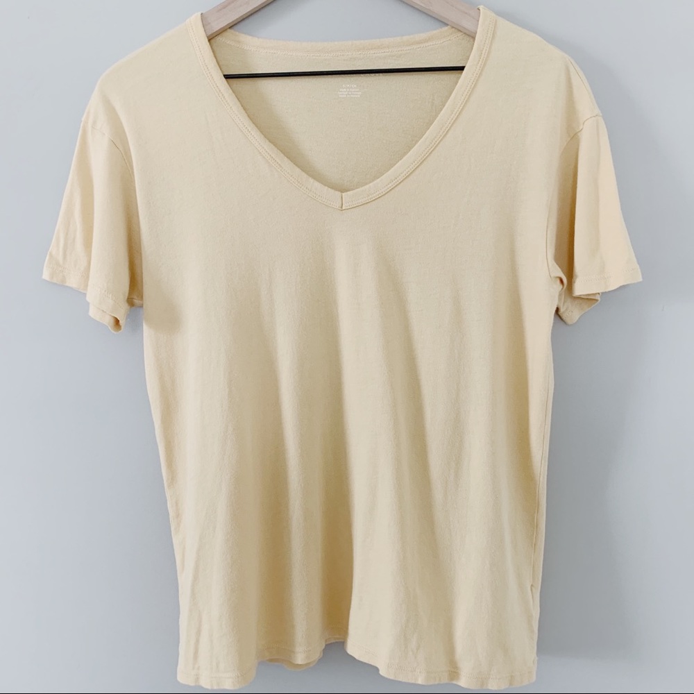 american eagle outfitters relaxed v-neck tee